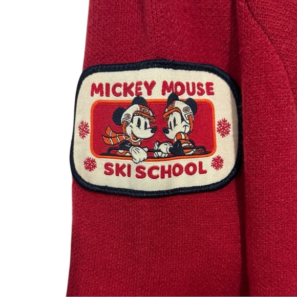 Disney Mickey Mouse Ski Hit the Slopes Sweater - BoxLunch Exclusive Size Large - Picture 2 of 7